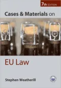 Cases and Materials on EU Law