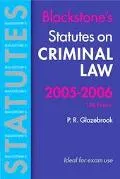 Statutes on Criminal Law