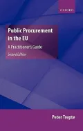 Public Procurement in the EU : A Practitioner's Guide