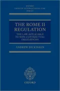 The Rome II Regulation: The Law Applicable to Non-Contractual Obligations