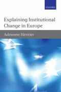 Explaining institutional change in Europe