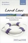 Q and A, Land Law 2007-2008