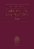 Blackstone's Employment Law Practice 2008