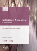 Solicitors' Accounts 2008-2009
