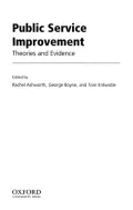 Public Service Improvement: Theories and Evidence