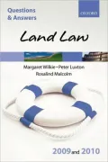 Q and A Land Law 2009 And 2010
