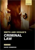 Smith and Hogan Criminal Law