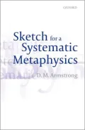 Sketch for a Systematic Metaphysics