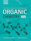 Solutions Manual to Accompany Organic Chemistry by Jonathan Clayden — book cover
