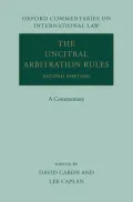 The UNCITRAL Arbitration Rules: A Commentary