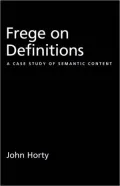 Frege on Definitions: A Case Study of Semantic Content