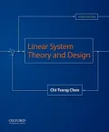 Linear System Theory and Design