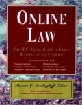 Online Law The Spa's Legal Guide to Doing Business on the Internet