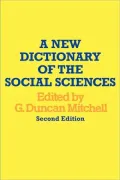 New Dictionary of the Social Sciences