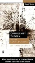 Complexity Theory and the Social Sciences