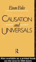Causation and Universals