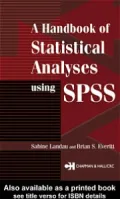 Handbook of Statistical Analyses Using SPSS