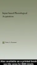 Input-based Phonological Acquisition
