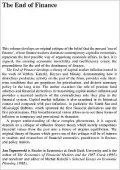 End of Finance