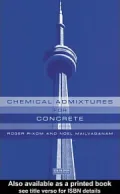 Chemical Admixtures for Concrete