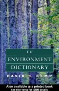 The Environment Dictionary