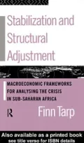 Stabilization and Structural Adjustment