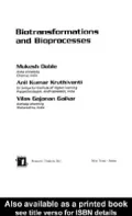 Biotransformations And Bioprocesses