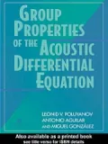 Group Properties Of The Acoustic Differential Equation