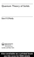 Quantum Theory of Solids