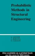 Probabilistic Methods in Structural Engineering
