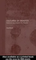 Cultures of Disaster