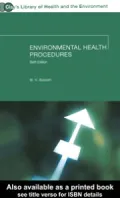 Environmental Health Procedures