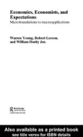 Economics, Economists and Expectations