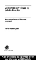 Contemporary Issues in Public Disorder