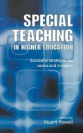 Special Teaching in Higher Education