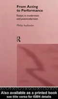 From Acting to Performance