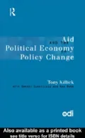 Aid and the Political Economy of Policy Change
