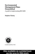 Environmental Management Plans Demystified