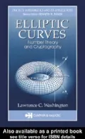 Elliptic Curves: Number Theory and Cryptography