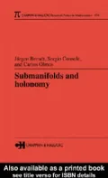 Submanifolds and Holonomy
