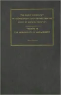 The Philosophy of Management