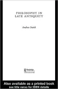 Philosophy in Late Antiquity