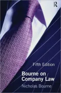 Bourne on Company Law 5/e