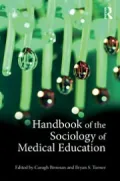 Handbook of the Sociology of Medical Education