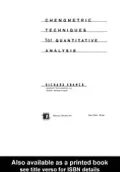 Chemometric Techniques For Quantitative Analysis