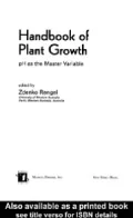 Handbook of Plant Growth: Ph as the Master Variable