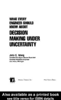 Weeska Decision Making Under Uncertainty