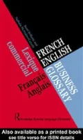 French/English Business Glossary