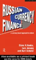 Russian Currency and Finance