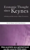 Economic Thought Since Keynes